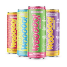 Ric Flair Wooooo Sparkling Adaptogen Mushroom Energy Drink - Variety, 12 Pack picture