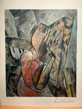 Pablo Picasso 1946 Offset Lithograpg hand signed with COA picture