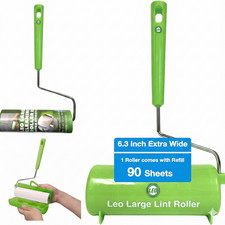Leo 6.3-Inch-Wide Large Lint Roller Extra Sticky Large Surface Lint Roller picture