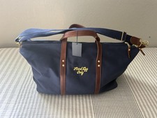 Hudson Sutler Navy Blue Canvas Weekender Duffle Bag picture
