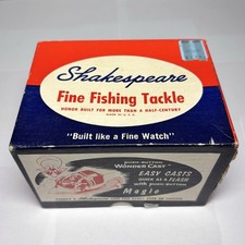 Vtg Shakespeare 1773 Star Drag Push Button Wonder Cast Fishing Reel EMPTY BOX picture