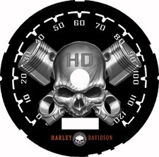 Harley Davidson Fat Boy 1997-2003 Speedometer MPH Custom Faceplate picture