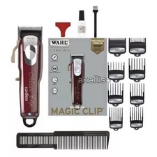 NEW Wahl Professional 8148 Red 5-Star Series Cordless Magic Clip Cord/Clipper US picture