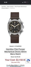 Hamilton Khaki Aviation Men's Black Watch - H76409530 picture