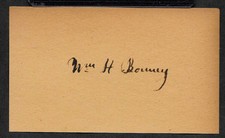 Billy The Kid Autograph Reprint On Original Period 1870s 3x5 Card Cowboy  picture