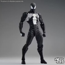 CT Toys Messtoys Symbiote Spider-Man Black Spider Action Figure Boxed (US STOCK) picture