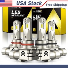 4x 9005 9006 LED High Low Beam Combo Headlight Bulbs 6000K Kit White Bright 4/8x picture