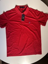 Polo Ralph Lauren Men's Custom Slim Fit Polo Shirt Red, Size L, picture