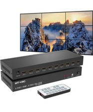 MT-VIKI 9 Port HDMI Video Splicer Video Wall Controller 3x3 9 Channel 1080p picture