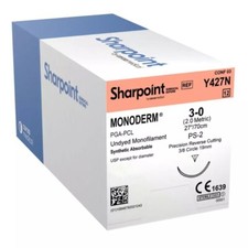 *12-Pieces* Sharpoint Monoderm Monofilament 27