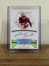 2021 Panini Flawless Fred Warner  Auto #10/25 San Francisco 49ers picture