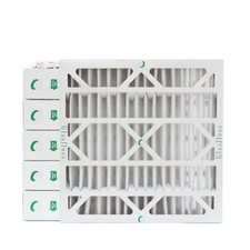 20x20x4 MERV 10 AC Air Filters. 6 PACK.  Actual Size: 19-1/2 x 19-1/2 x 3-3/4 picture
