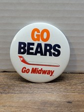 Vintage Midway Airlines Chicago Bears Advertising 3