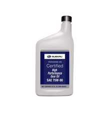 Subaru Genuine OEM Gear Oil w Gasket Set, 3 Qts & 5 Gaskets SOA427V1700 75W-90 picture