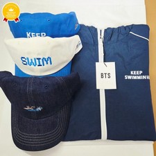 [IN HAND] BTS 'SWIM' Official Merch Wind Jacket , Ball cap + Tracking Number picture