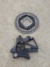 2003-2004 Kawasaki ZX6R 636 NDC Handbrake Bracket and Rotor with Hub Adapter picture