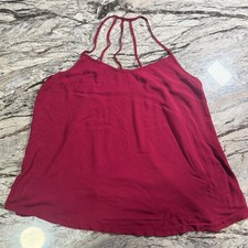 No Boundaries Blouse Women's Fashion Shirt - Red - XL picture