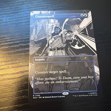 Marvel MTG Counterspell Secret Lair Drop Alt Art 7120 Dr Doom Sketch nonfoil picture