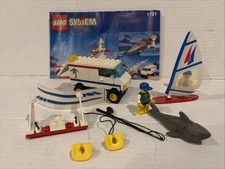 Vintage 1994 Lego System 1721 Sandypoint Marina Set Manual Parts Lot Incomplete picture