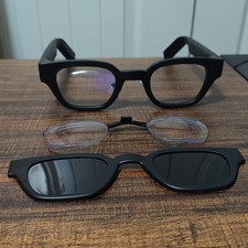 INMO Go Smart AR Glasses - Translation Bundle - Sunglass + Rx Clip-Ons + Case picture