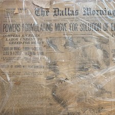 1922 Dallas News Lot Rare Anti-KKK Crusade & Texas State Fair History (Sept-Oct) picture