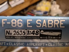 Italeri 1:48 Scale U.S. Air Force F-86 E Sabre Model Kit No. 2636 - Sealed - NIB picture