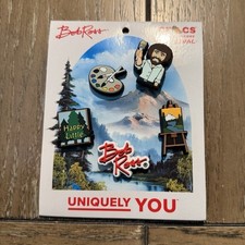 Crocs Jibbitz Charms Bob Ross Uniquely You 5-Pack Set picture