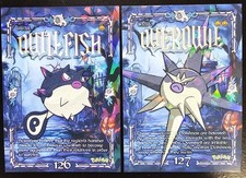 QWILFISH X OVERQWIL LOT - POKEMON PRISMA HALLOWEEN RARE CCG HOLO picture