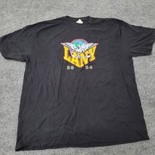 LANY T-Shirt Mens Size 2XL Black A Beautiful Blur World Tour 2024 Graphic Cotton picture