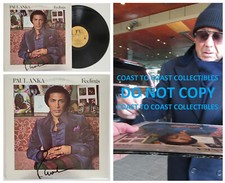 Paul Anka signed Feelings album vinyl record COA exact proof autographed picture
