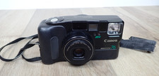VINTAGE CANON MEGA ZOOM 76 SURE SHOT CAMERA BLACK FILM  picture