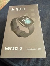 Brand New Fitbit Versa 3 black band. Sealed in Box picture