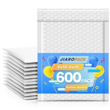 Jiaro Pack Poly Bubble Mailer Padded Envelope Mailing Bags 6x10