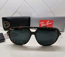 MEN'S Ray-Ban BILL RB2198 60mm Polished Havana Dark Brown frame w/Blue Lens   picture