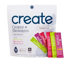 Creatine + Electrolytes Mix  Creatine Monohydrate  30 Stick Pack Variety Case picture