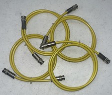 Belden 9222 3ft Triaxial Cable Pomona 5218 3-Lug BNC Male Triax Lab Cord NOS picture