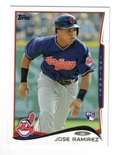 Jose Ramirez Rookie 2014 Topps #424 Cleveland picture