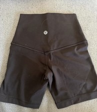 lululemon Align No Line HR Short 6” Walnut Crunch Size 6 LW7DX0S NWT/EUC picture