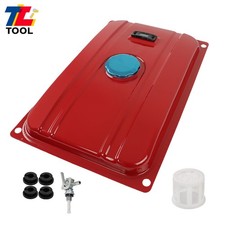 Fuel Gas Tank 3.9 Gallon Universal Secondary  Generator Filter Cap Gauge Petcock picture