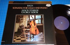 Janos Starker/Gyorgy Sebok BACH Sonatas for Cello and Piano - Mercury SRI 75104 picture