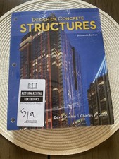 Design of Concrete Structures 16e by David Darwin International Edition picture