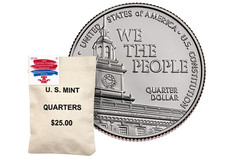 SEALED - 2026 D Semiquincentennial U.S. CONSTITUTION QUARTERS BAG (100 Coins) picture