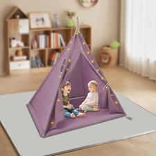 Children's Indoor Playhouse Play Tent With Light for 1-3 Kids Pink Tent For Kids picture
