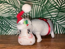 Annalee 6” Snowflake Hippo Retired 2017 Christmas  picture