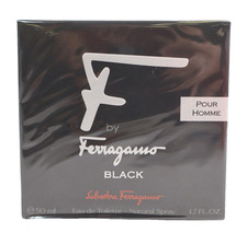 Salvatore Ferragamo  Men's F Pour Homme Black EDT Spray 1.7 oz Fragrance picture