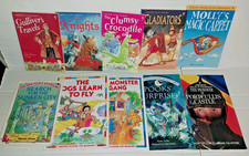 Lot 10 Usborne kids books 4 Young Reading stories 6 w/ Puzzle Adventures mystery picture