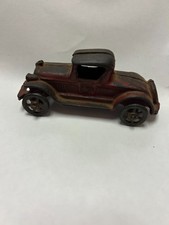 Vintage AC Williams Cast Iron Coupe Toy Car 1920s 1930s Pierce Arrow Red 5