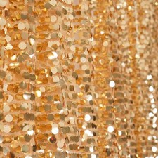GOLD Big Payette Sequined BACKDROP 20x10 ft Wedding Photo Prop Party WHOLESALE picture