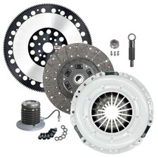 CM OEM HD CLUTCH KIT+SLAVE CYLINDER+SOLID FLYWHEEL for 11-17 FORD MUSTANG 3.7L picture