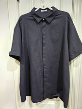 COOFANDY Men’s Black Short Sleeve Button-Up Casual Shirt, 3XL | Pacific44 picture